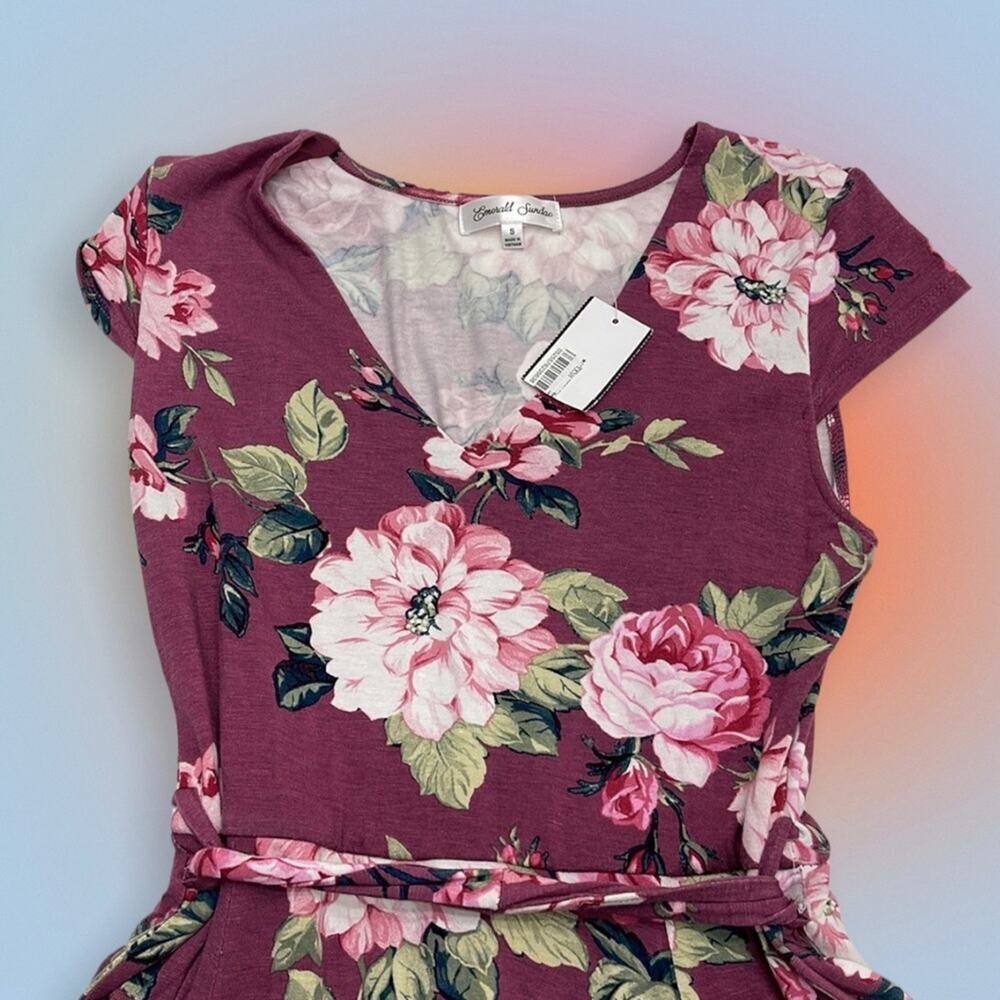 EMERALD SUNDAE Women’s Small Floral Dress 🌟 - Picture 3 of 7